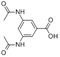 结构式 CAS# 7743-39-7, 3,5-二(乙酰氨基)苯甲酸