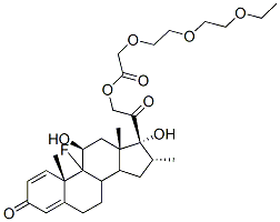 CAS#: 7743-96-6， 9-Fluoro-11beta,17-Dihydroxy-16alpha-Methyl-3,20-Dioxopregna-1,4-Dien-21-Yl 2-[2-(2-Ethoxyethoxy)Ethoxy]Acetate