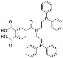 CAS#: 77462-00-1， 4-[Bis[2-Di(Phenyl)Phosphanylethyl]Carbamoyl]Phthalic Acid