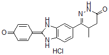CAS#: 77469-70-6， 5-Methyl-6-[2-(4-Oxo-1-Cyclohexa-2,5-Dienylidene)-1,3-Dihydrobenzimidazol-5-Yl]-4,5-Dihydro-2H-Pyridazin-3-One Hydrochloride