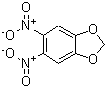 structure of CAS# 7748-59-6, 5,6-Dinitro-1,3-benzodioxole;1,2-DINITRO-4,5-METHYLENEDIOXYBENZENE;5,6-Dinitro-1,3-benzodioxol;5,6-dinitro-1,3-benzodioxole