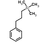 CAS#: 775-24-6， Trimethyl(3-phenylpropyl)silane