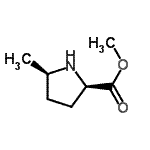 CAS#: 775223-82-0， Methyl (5R)-5-methyl-D-prolinate