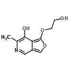 CAS#: 775235-07-9， 1-(2-Hydroxyethoxy)-6-methylfuro[3,4-c]pyridin-7-ol