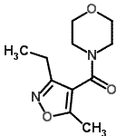 CAS#: 775300-12-4， (3-Ethyl-5-methyl-1,2-oxazol-4-yl)(4-morpholinyl)methanone