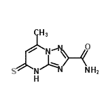 CAS#: 775543-16-3， 7-Methyl-5-thioxo-1,5-dihydro[1,2,4]triazolo[1,5-a]pyrimidine-2-carboxamide