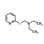 CAS#: 77555-21-6， N-Ethyl-N-[(2-pyridinylsulfanyl)methyl]ethanamine