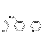 CAS#: 775557-13-6， 2-Methyl-4-(2-pyridinyl)benzoic acid