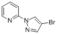 structure of CAS# 77556-27-5, 2-(4-Bromo-1H-Pyrazol-1-Yl)Pyridine;2-(4-BROMO-1H-PYRAZOL-1-YL)PYRIDINE;2-(4-BROMO-PYRAZOL-1-YL)-PYRIDINE
