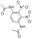 structure of CAS# 7756-00-5, N,N'-(2,3-Dinitro-1,4-Phenylene) Bisacetamide;N-(4-Acetamido-2,3-Dinitro-Phenyl)Acetamide;N-(4-Acetamido-2,3-Dinitro-Phenyl)Ethanamide;Zinc03861627