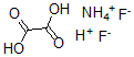 CAS#: 77573-69-4， Ethanedioic acid mixt. with ammonium fluoride and hydrofluoric acid