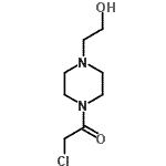 CAS#: 77580-36-0， 2-Chloro-1-[4-(2-hydroxyethyl)-1-piperazinyl]ethanone