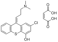 CAS#: 77602-72-3， (Z)-2-Chloro-9-(3-(dimethylamino)propylidene)-9H-thioxanthen-4-ol maleate
