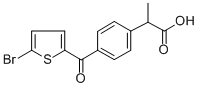 CAS#: 77614-39-2， 2-[4-(5-Bromothiophene-2-Carbonyl)Phenyl]Propanoic Acid