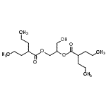 CAS#: 77656-52-1， 1-Hydroxy-3-[(2-propylpentanoyl)oxy]-2-propanyl 2-propylpentanoate
