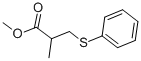 structure of CAS# 777-80-0, Methyl 3-(Phenylthio)Isobutyrate;Methyl 2-Methyl-3-Phenylsulfanyl-Propanoate;2-Methyl-3-(Phenylthio)Propanoic Acid Methyl Ester;2-Methyl-3-(Phenylthio)Propionic Acid Methyl Ester