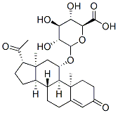 CAS#: 77710-64-6， 11alpha-Hydroxyprogesterone 11-Glucuronide