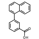 CAS#: 7775-64-6， 3-(1-Naphthyl)benzoic acid