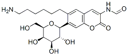 CAS#: 77750-09-5， N-(6-Aminohexyl)-2-Oxo-7-[(2S,3R,4S,5R,6R)-3,4,5-Trihydroxy-6-(Hydroxymethyl)Oxan-2-Yl]Oxychromene-3-Carboxamide