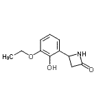 CAS#: 777885-74-2， 4-(3-Ethoxy-2-hydroxyphenyl)-2-azetidinone