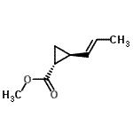 CAS#: 777918-01-1， Methyl (1R,2S)-2-[(1E)-1-propen-1-yl]cyclopropanecarboxylate