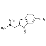 CAS#: 778515-57-4， 2-[(Dimethylamino)methyl]-6-methyl-1-indanone