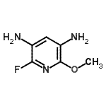 CAS#: 778538-68-4， 2-Fluoro-6-methoxy-3,5-pyridinediamine