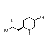 CAS#: 778553-70-1， [(2R,5S)-5-Hydroxy-2-piperidinyl]acetic acid