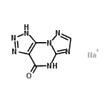 CAS#: 77862-96-5， 1H-[1,2,4]Triazolo[1,5-a]-1,2,3-triazolo[4,5-e]pyrimidin-4(5H)-one, sodium salt (1:1)