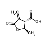 CAS#: 778649-16-4， (2R,3S)-2-Methyl-4-methylene-5-oxotetrahydro-3-furancarboxylic acid