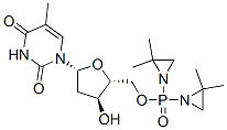 CAS#: 77887-10-6， 1-[5-[Bis(2,2-Dimethylaziridin-1-Yl)Phosphoryloxymethyl]-4-Hydroxyoxolan-2-Yl]-5-Methylpyrimidine-2,4-Dione