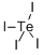 structure of CAS# 7790-48-9, Tellurium (IV) Iodide;Tellurium Iodide (Tei4), (T-4)-;400491_Aldrich;Tellurium Tetraiodide