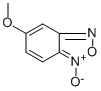 structure of CAS# 7791-49-3, 5-Methoxy-2,1,3-Benzoxadiazole 1-Oxide;5-Methoxy-1-Oxido-Benzofurazan-1-Ium;Nsc270352;5-Methoxybenzofurazan, 1-Oxide