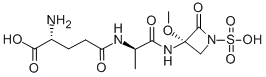CAS#: 77912-79-9， (2S)-2-Amino-5-[[(2R)-2-[[(3R)-3-Methoxy-2-Oxo-1-Sulfoazetidin-3-Yl]Amino]Propanoyl]Amino]-5-Oxopentanoic Acid