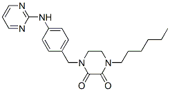 CAS#: 77917-01-2， 1-Hexyl-4-[[4-(Pyrimidin-2-Ylamino)Phenyl]Methyl]Piperazine-2,3-Dione