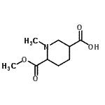 CAS#: 779265-22-4， 6-(Methoxycarbonyl)-1-methyl-3-piperidinecarboxylic acid