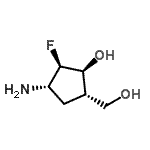 CAS#: 779286-29-2， (1S,2R,3S,5S)-3-Amino-2-fluoro-5-(hydroxymethyl)cyclopentanol