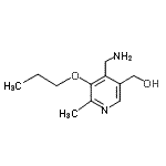 CAS#: 779289-55-3， [4-(Aminomethyl)-6-methyl-5-propoxy-3-pyridinyl]methanol