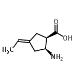 CAS#: 779298-67-8， (1R,2S,4Z)-2-Amino-4-ethylidenecyclopentanecarboxylic acid