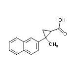 CAS#: 779324-55-9， 2-Methyl-2-(2-naphthyl)cyclopropanecarboxylic acid