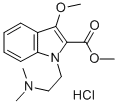 CAS#: 77941-18-5, Methyl 1-(2-Dimethylaminoethyl)-3-Methoxyindole-2-Carboxylate Hydrochloride