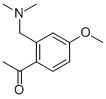 CAS 登录号：77973-25-2， 1-(2-二甲基氨基甲基-4-甲氧基-苯基)-乙酮