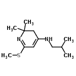 CAS#: 779981-94-1， N-Isobutyl-2,2-dimethyl-6-(methylsulfanyl)-2,3-dihydro-4-pyridinamine