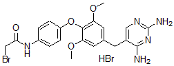 CAS#: 78025-83-9， 2-Bromo-N-[4-[4-[(2,4-Diaminopyrimidin-5-Yl)Methyl]-2,6-Dimethoxyphenoxy]Phenyl]Acetamide Hydrobromide