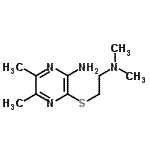 CAS#: 780709-62-8， 3-{[2-(Dimethylamino)ethyl]sulfanyl}-5,6-dimethyl-2-pyrazinamine