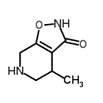 CAS#: 780710-80-7， 4-Methyl-4,5,6,7-tetrahydro[1,2]oxazolo[5,4-c]pyridin-3(2H)-one