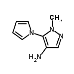 CAS#: 780746-49-8， 1-Methyl-5-(1H-pyrrol-1-yl)-1H-pyrazol-4-amine