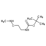 CAS#: 780770-06-1， 2-Methyl-2-propanyl {2-[(methylamino)oxy]ethyl}carbamate