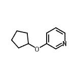 CAS#: 780800-97-7， 3-(Cyclopentyloxy)pyridine