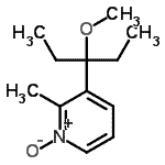 CAS#: 780801-52-7， 3-(3-Methoxy-3-pentanyl)-2-methylpyridine 1-oxide